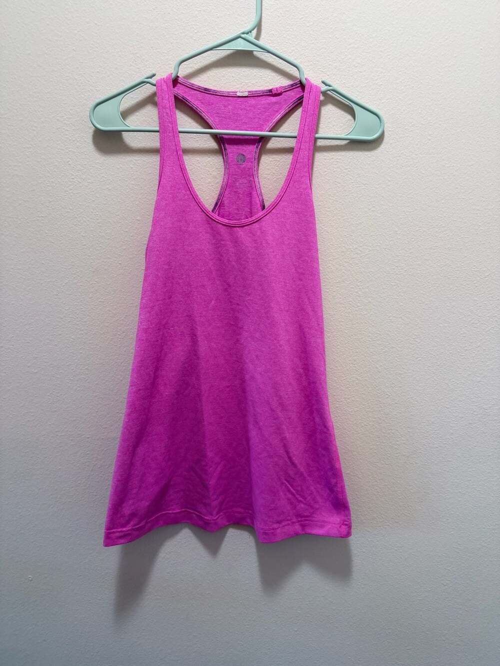 Lululemon Cool Racerback Tank Top Pink Heathered